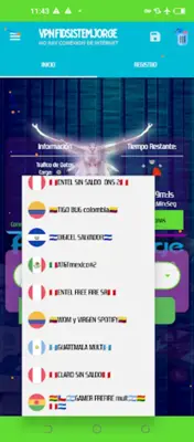 Vpn Fidsistemjorge android App screenshot 2